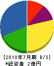 日本海興発 貸借対照表 2010年7月期