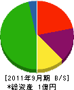 東洋園芸 貸借対照表 2011年9月期