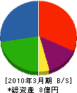 松山産業 貸借対照表 2010年3月期