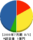 大藤電設 貸借対照表 2008年7月期