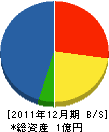 杉川建設 貸借対照表 2011年12月期