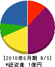 加藤材木店 貸借対照表 2010年6月期