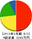 柴田美巧 貸借対照表 2013年3月期