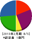 大澤組 貸借対照表 2013年2月期
