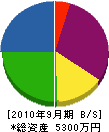 エヅレインテリア 貸借対照表 2010年9月期