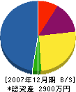 羽生訓雄 貸借対照表 2007年12月期