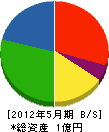 寺田工務店 貸借対照表 2012年5月期