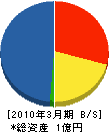 小杉光電社 貸借対照表 2010年3月期