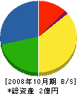 今井生コン 貸借対照表 2008年10月期