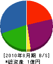清水荘工務店 貸借対照表 2010年8月期