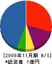 共和電器 貸借対照表 2008年11月期