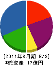 角田電気工業 貸借対照表 2011年6月期