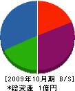 山本ケミカル 貸借対照表 2009年10月期
