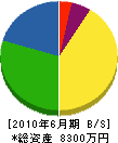 横山電気 貸借対照表 2010年6月期