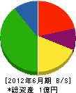 新栄土木 貸借対照表 2012年6月期