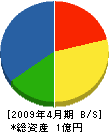 九州洋瓦 貸借対照表 2009年4月期
