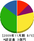 カナヤ 貸借対照表 2009年11月期