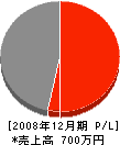 伊藤組 損益計算書 2008年12月期