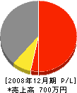 手塚工業 損益計算書 2008年12月期