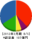 櫻井工業 貸借対照表 2012年3月期