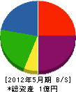 上野工務店 貸借対照表 2012年5月期
