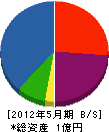 斉藤工業 貸借対照表 2012年5月期