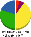 鶴来電気商会 貸借対照表 2010年2月期
