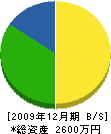 鶴賀建設 貸借対照表 2009年12月期