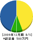 大岡設備 貸借対照表 2009年12月期