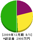 鈴九工務店 貸借対照表 2009年12月期