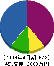 豊田電工 貸借対照表 2009年4月期