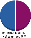 田中電気商会 貸借対照表 2009年5月期