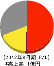 松村建設 損益計算書 2012年6月期