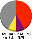 小幡土建工業 損益計算書 2009年11月期