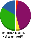 中村装業 貸借対照表 2010年1月期