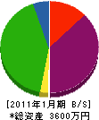 鈴木土建工業 貸借対照表 2011年1月期
