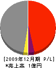 松本建設工業 損益計算書 2009年12月期