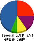 平井建設工業 貸借対照表 2009年12月期