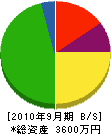 吉田工務店 貸借対照表 2010年9月期