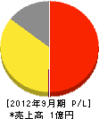 斉藤緑地建設 損益計算書 2012年9月期