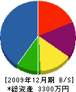 佐伯興産工業 貸借対照表 2009年12月期