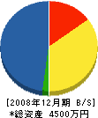 環境整備産業南薫緑地 貸借対照表 2008年12月期