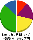 山源商事 貸借対照表 2010年9月期