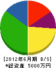 堀総合設備 貸借対照表 2012年6月期