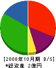 東海檜建設 貸借対照表 2008年10月期