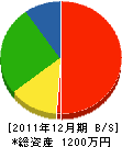千葉建設企画 貸借対照表 2011年12月期