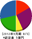 黒姫ホームサービス 貸借対照表 2012年9月期