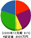 柴田石材 貸借対照表 2008年12月期
