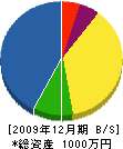 佐々木造園 貸借対照表 2009年12月期