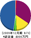 島米塗装店 貸借対照表 2009年12月期